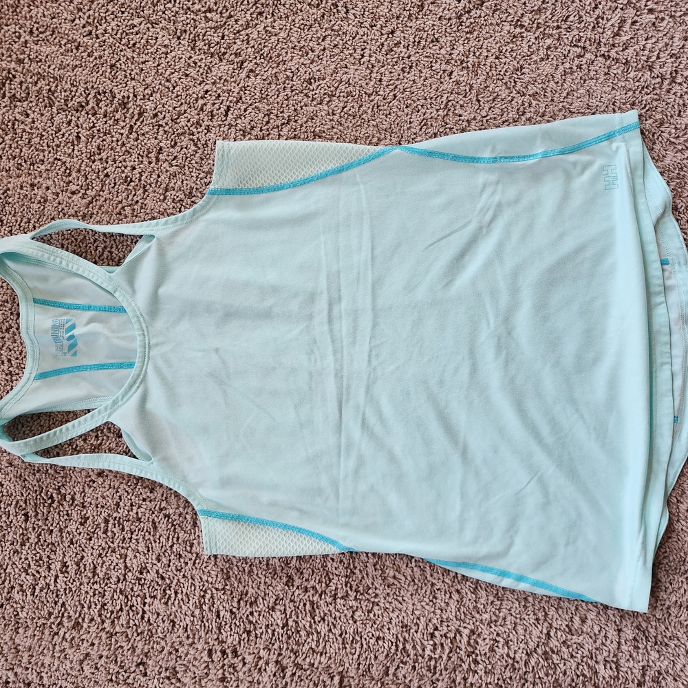 Women's Light Blue Athletic Tank Top